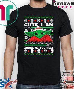 Baby Yoda Shirt Merry Christmas 2020