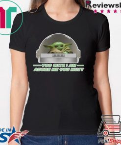 Baby Yoda Tee Mandalorian Tee Shirt Xmas 2020