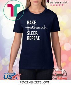 Bake Hallmark sleep repeat t-shirt