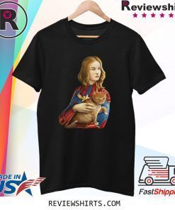 Heroine With An Cat Captain Marvel T-Shirt