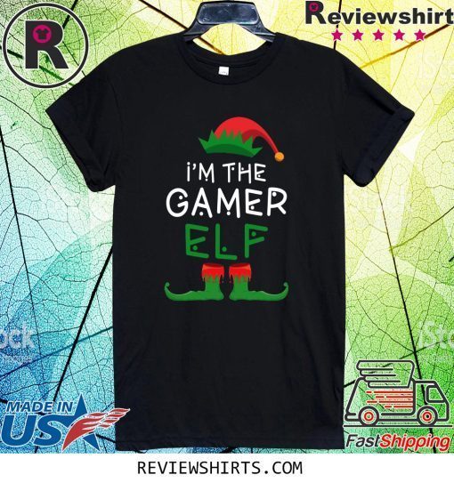 I’m The Gamer Elf Matching Family Group Christmas Tee Shirt