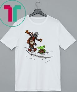 Mando and Baby Yoda Mandalorian Tee Shirt