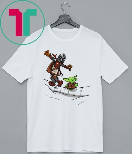 Mando and Baby Yoda Mandalorian Tee Shirt