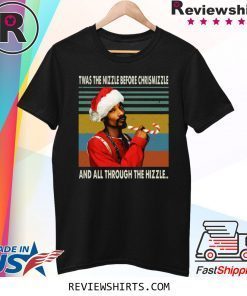 Snop Dogg Christmas Vintage Black T-Shirt