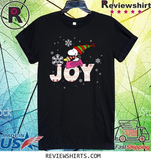 Snoopy Christmas Joy Peanuts Christmas Xmas T-Shirt
