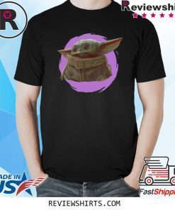 Star Wars Mandalorian Baby Yoda The Child Purple Ball T-Shirt