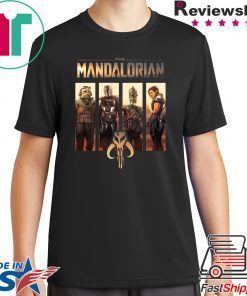Star Wars The Mandalorian Group Line Up 2020 Shirts