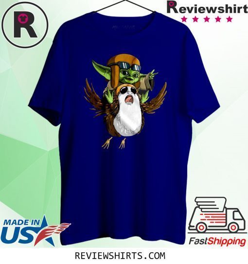 The Child Yoda Riding Porg T-Shirt