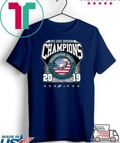 2019 East Division Champions Eagles Gift T-Shirts