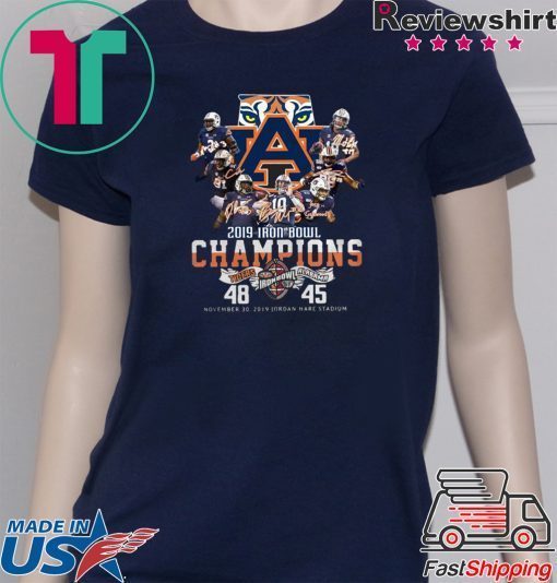 2019 Iron Bowl Champions 2019 Auburn Tigers Alabama Gift T-Shirt