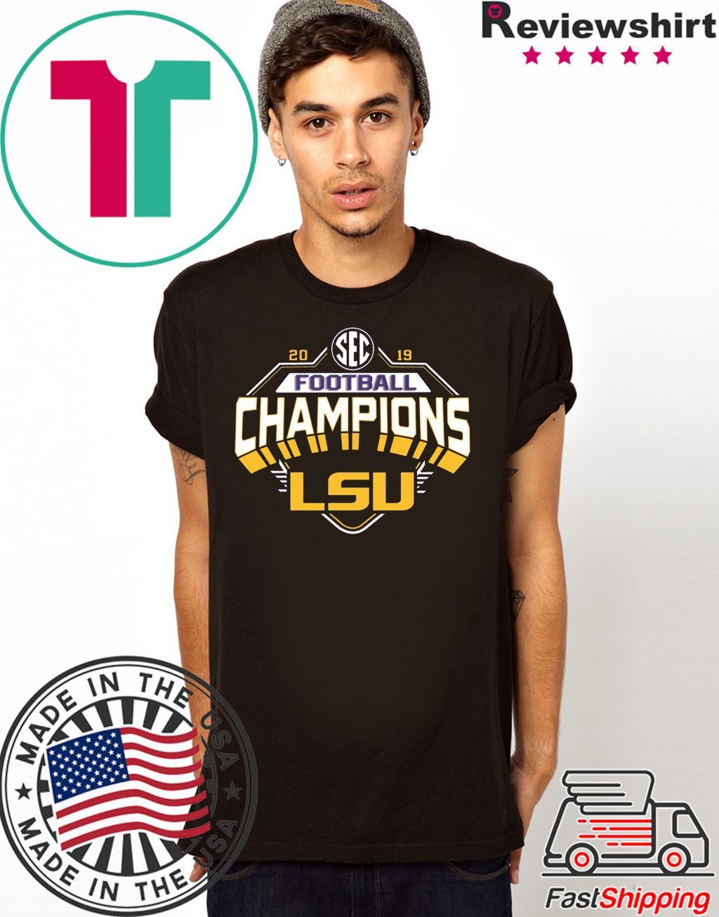 2019 LSU SEC Championship Gift TShirt Limited Edition Breaktshirt