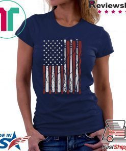 American Flag baseball bat 4th Of July Shirts