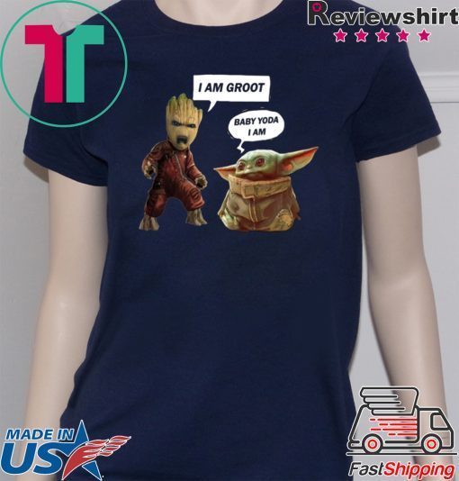 Baby Groot and Baby Yoda Gift T-Shirt