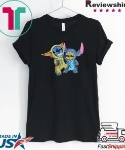 Baby Stitch and Baby Yoda Gift T-Shirt