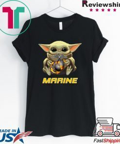 Baby Yoda And Marine Gift T-Shirt