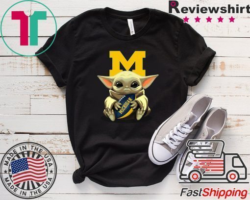 Baby Yoda And Michigan Gift T-Shirt