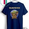 Baby Yoda Baltimore Ravens Logo Gift T-Shirt