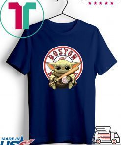 Baby Yoda Boston Red Sox Gift T-Shirt