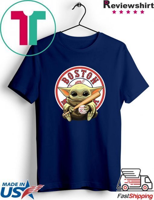 Baby Yoda Boston Red Sox Gift T-Shirt