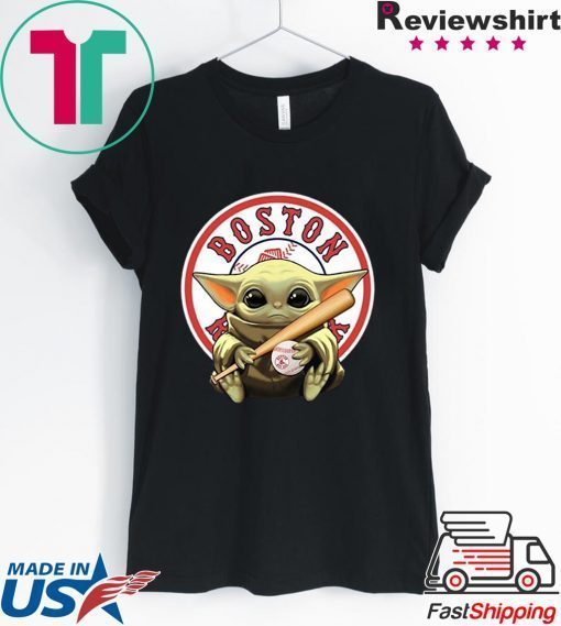 Baby Yoda Boston Red Sox Gift T-Shirt