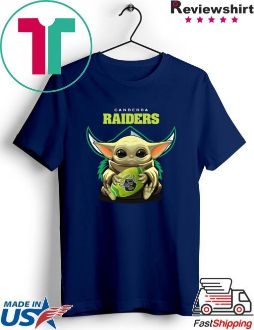 Baby Yoda Canberra Raiders Gift T-Shirt