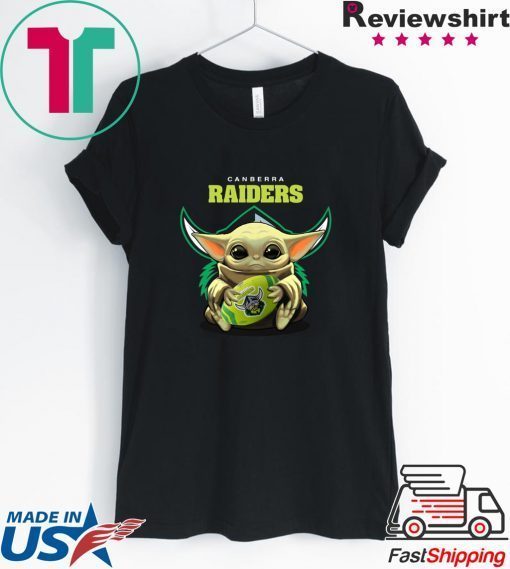 Baby Yoda Canberra Raiders Gift T-Shirt