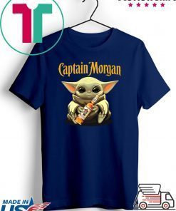 Baby Yoda Captain Morgan Gift T-Shirt