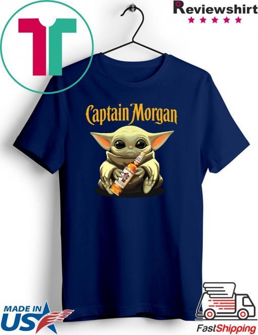 Baby Yoda Captain Morgan Gift T-Shirt