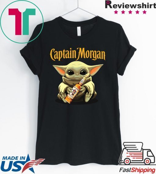 Baby Yoda Captain Morgan Gift T-Shirt