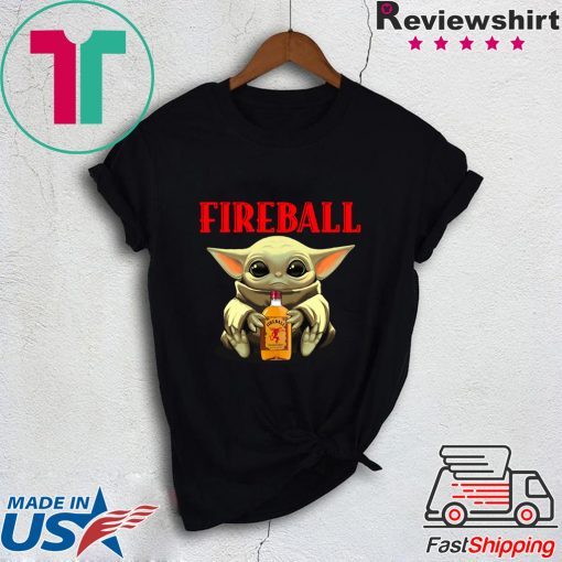 Baby Yoda Fireball Gift T-Shirt