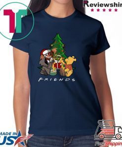 Baby Yoda Gizmo and Pooh Christmas Tree Tee Shirts