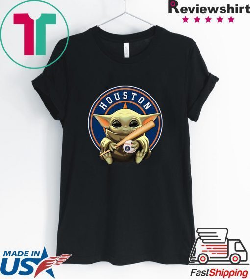 Baby Yoda Houston Astros Gift T-Shirts