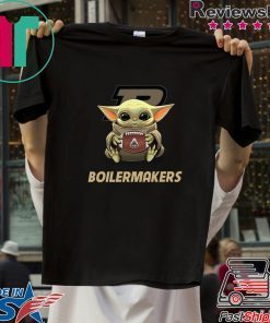 Baby Yoda Hug Boilermakers Gift T-Shirt