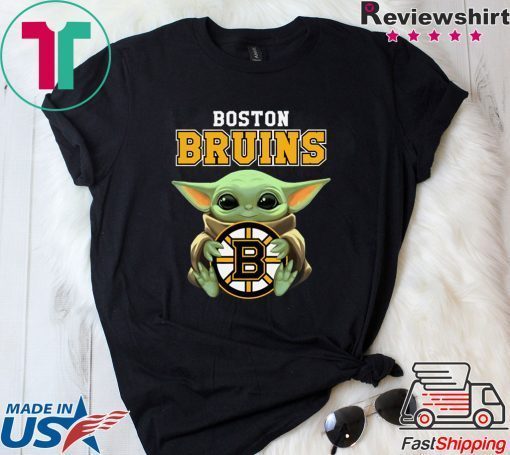 Baby Yoda Hug Boston Bruins 2020 T-Shirt