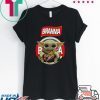 Baby Yoda Hug Brahma T-shirts