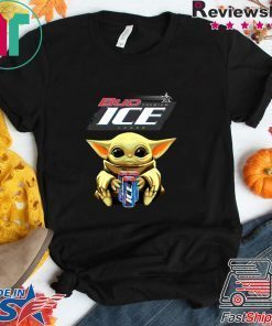 Baby Yoda Hug Bud Ice Beer Gift T-Shirt