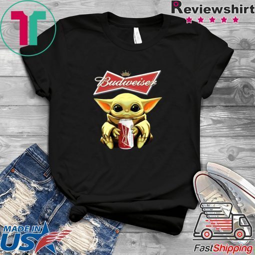 Baby Yoda Hug Budweiser Beer Gift T-Shirt