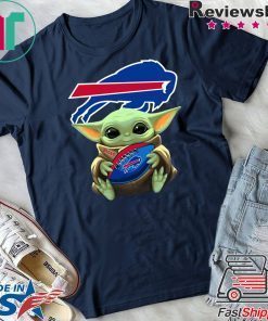 Baby Yoda Hug Buffalo Bills Gift T-Shirt