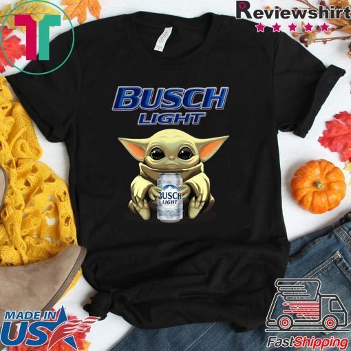 Baby Yoda Hug Busch Light Gift T-Shirt