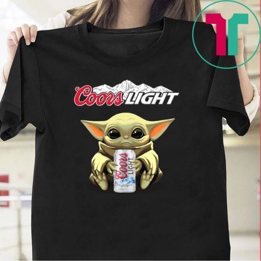 Baby Yoda Hug Coors Light Gift Shirts