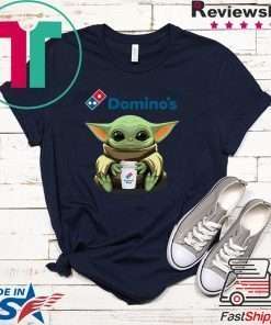 Baby Yoda Hug Domino’s Gift Tee Shirt