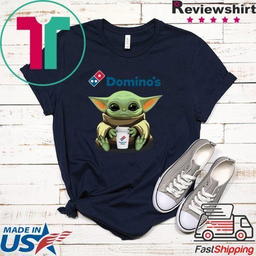 Baby Yoda Hug Domino’s Gift Tee Shirt