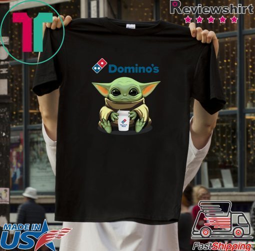 Baby Yoda Hug Domino’s Gift Tee Shirt