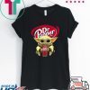 Baby Yoda Hug Dr Pepper 1985 Funny T-Shirts