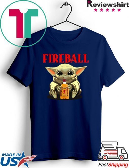 Baby Yoda Hug Fireball 2020 T-Shirt