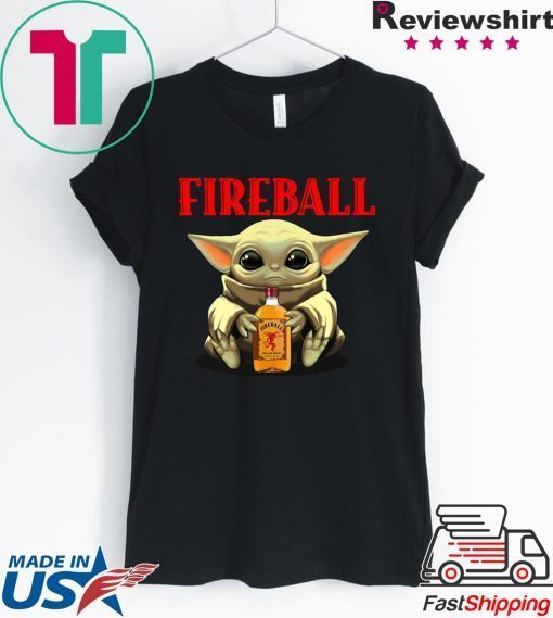 Baby Yoda Hug Fireball 2020 T-Shirt