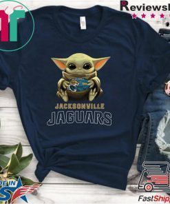 Baby Yoda Hug Jacksonville Jaguars Gift T-Shirt