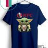 Baby Yoda Hug KFC Gift T-Shirt