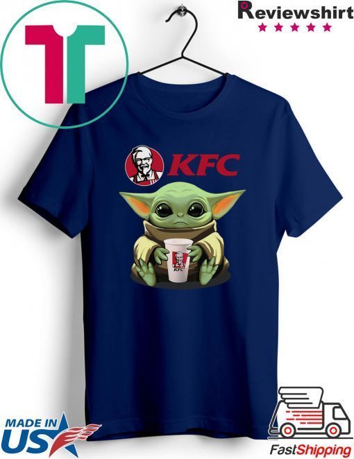 Baby Yoda Hug KFC Gift T-Shirt