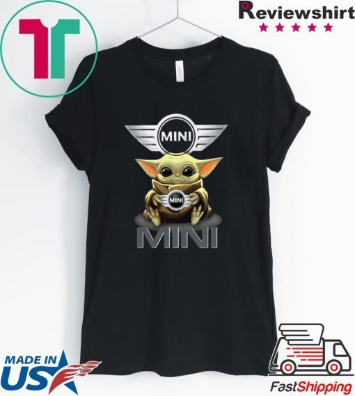 Baby Yoda Hug MINI BMW Star Wars Gift T-Shirt